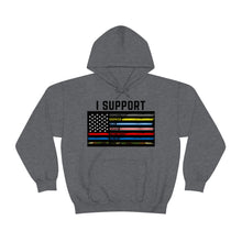 Load image into Gallery viewer, First Responders Flag - Hooded Sweatshirt