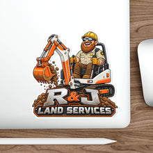 Load image into Gallery viewer, R &amp; J Land Services Construction - Die-Cut Sticker/Vinyl Decal

