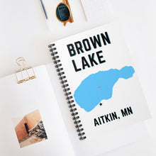 Load image into Gallery viewer, Brown Lake Aitkin, MN - Notebook
