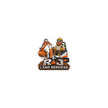 Load image into Gallery viewer, R &amp; J Land Services Construction — Die-Cut Magnet
