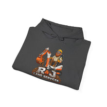Load image into Gallery viewer, R &amp; J Land Services Construction Hoodie
