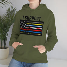 Load image into Gallery viewer, First Responders Flag - Hooded Sweatshirt
