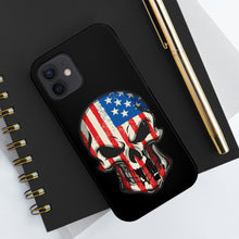Load image into Gallery viewer, American Flag Skull - USA Phone Case
