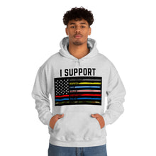Load image into Gallery viewer, First Responders Flag - Hooded Sweatshirt
