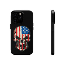 Load image into Gallery viewer, American Flag Skull - USA Phone Case
