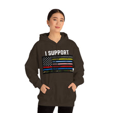Load image into Gallery viewer, First Responders Flag - Hooded Sweatshirt
