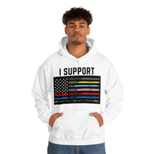 Load image into Gallery viewer, First Responders Flag - Hooded Sweatshirt
