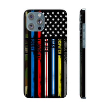 Load image into Gallery viewer, First Responders Flag - Phone Cases
