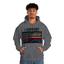 Load image into Gallery viewer, First Responders Flag - Hooded Sweatshirt
