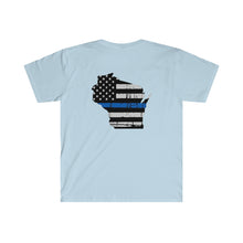 Load image into Gallery viewer, Thin Blue Line - Wisconsin - T-Shirt
