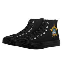 Load image into Gallery viewer, RCSO Classic Black High Top Canvas Shoes
