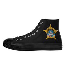 Load image into Gallery viewer, RCSO Classic Black High Top Canvas Shoes
