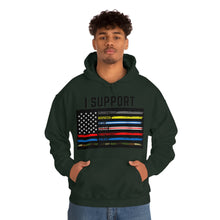 Load image into Gallery viewer, First Responders Flag - Hooded Sweatshirt
