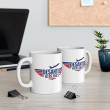 Load image into Gallery viewer, Desantis Airlines Coffee Mug 11oz
