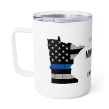 Load image into Gallery viewer, Thin Blue Line - Minnesota - Insulated Coffee Mug, 10oz
