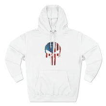 Load image into Gallery viewer, American Flag Punisher Skull - USA Hoodie
