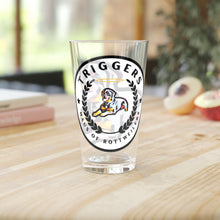 Load image into Gallery viewer, Triggers Haus of Rottweilers Pint Glass, 16oz
