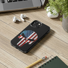 Load image into Gallery viewer, American Flag Punisher Skull - USA Phone Case
