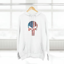 Load image into Gallery viewer, American Flag Punisher Skull - USA Hoodie
