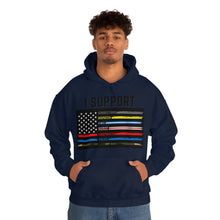 Load image into Gallery viewer, First Responders Flag - Hooded Sweatshirt
