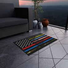 Load image into Gallery viewer, First Responders Flag - Outdoor Rug
