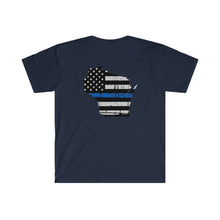 Load image into Gallery viewer, Thin Blue Line - Wisconsin - T-Shirt
