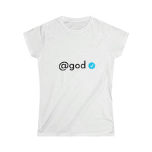 Load image into Gallery viewer, Verified @god - Women's Softstyle Tee
