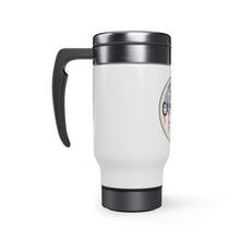 Load image into Gallery viewer, Curling Steel Travel Mug with Handle, 14oz
