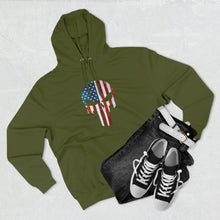 Load image into Gallery viewer, American Flag Punisher Skull - USA Hoodie
