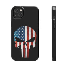 Load image into Gallery viewer, American Flag Punisher Skull - USA Phone Case
