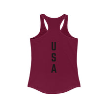 Load image into Gallery viewer, American Flag Eagle - Women's Racerback Tank
