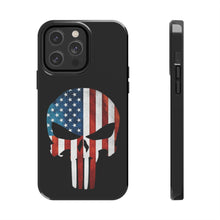 Load image into Gallery viewer, American Flag Punisher Skull - USA Phone Case
