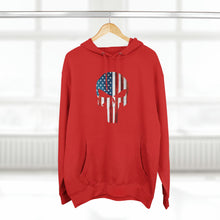 Load image into Gallery viewer, American Flag Punisher Skull - USA Hoodie
