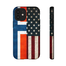 Load image into Gallery viewer, Norwegian/American Phone Case
