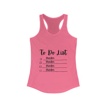 Load image into Gallery viewer, To Do List - Women's Racerback Tank
