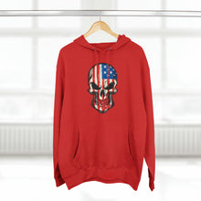Load image into Gallery viewer, American Flag Skull - USA Hoodie
