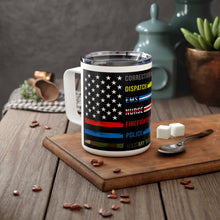 Load image into Gallery viewer, First Responders Flag - Insulated Coffee Mug, 10oz
