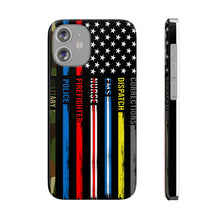 Load image into Gallery viewer, First Responders Flag - Phone Cases
