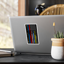 Load image into Gallery viewer, First Responders Flag - Vinyl Decals
