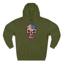 Load image into Gallery viewer, American Flag Skull - USA Hoodie
