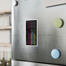 Load image into Gallery viewer, First Responders Flag - Vinyl Decals
