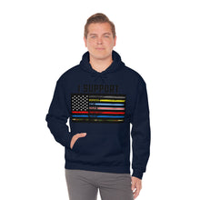 Load image into Gallery viewer, First Responders Flag - Hooded Sweatshirt

