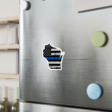 Load image into Gallery viewer, Thin Blue Line - Wisconsin - Vinyl Decals
