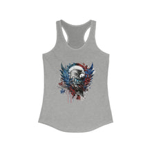 Load image into Gallery viewer, American Flag Eagle - Women's Racerback Tank
