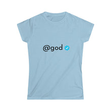 Load image into Gallery viewer, Verified @god - Women's Softstyle Tee

