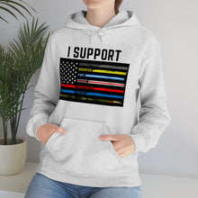 Load image into Gallery viewer, First Responders Flag - Hooded Sweatshirt
