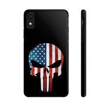 Load image into Gallery viewer, American Flag Punisher Skull - USA Phone Case
