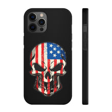 Load image into Gallery viewer, American Flag Skull - USA Phone Case
