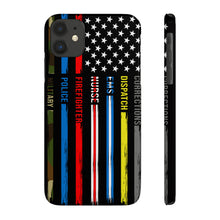 Load image into Gallery viewer, First Responders Flag - Phone Cases
