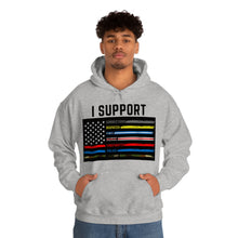 Load image into Gallery viewer, First Responders Flag - Hooded Sweatshirt
